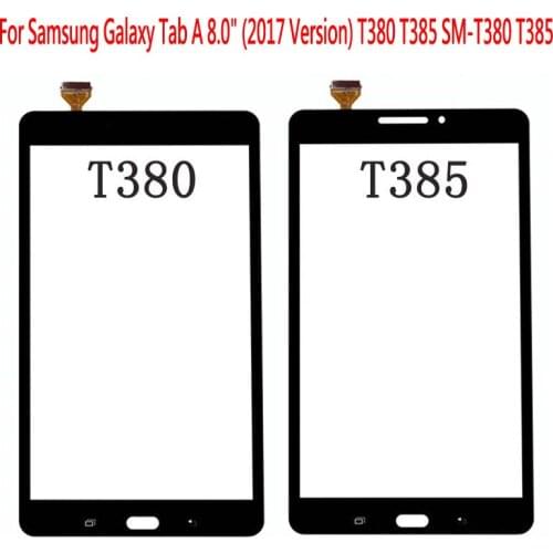 For Samsung Galaxy Tab A 8.0" (2017 Version) T380 T385 SM-T380 T385 Touch Screen Digitizer Sensor Front Outer Glass Lens Panel