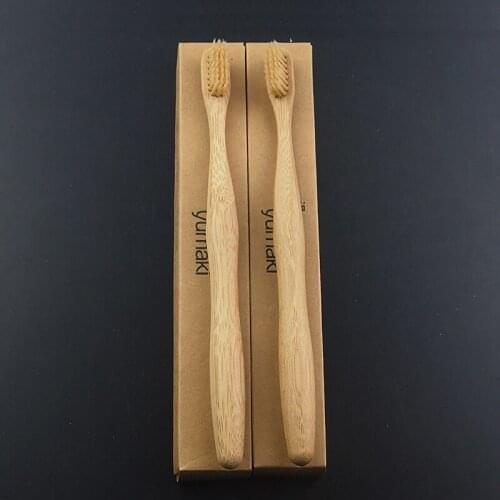 DR.PERFECT 2 pc/box Eco-Friendly Designed Bamboo Toothbrush Ultra Soft Fiber Bamboo Charcoal Brush Teeth BPA Free Nylon Bristle