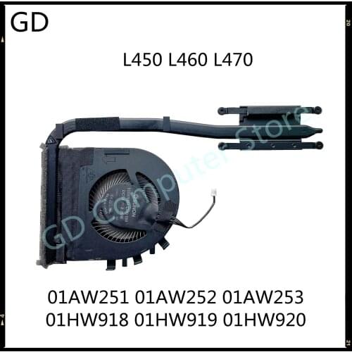 GD Original For Lenovo ThinkPad L460 CPU Cooling Fan / Heatsink 01AW252 Full Tested Fast Shipping