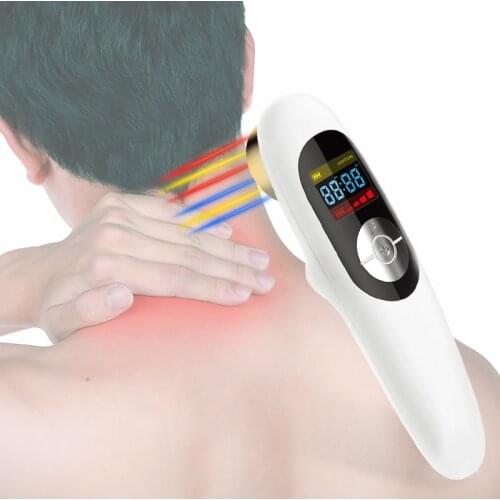 Cold Laser Acupuncture Device for Neck Shoulder Massager Prostate Pain Relief Low Level Laser Therapy Health Care Drop Shipping
