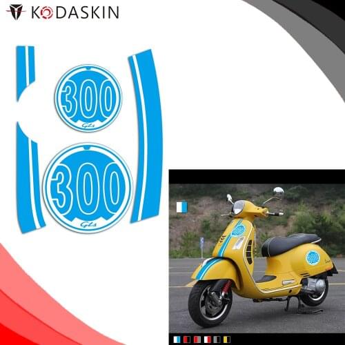 KODASKIN Motorcycle 2D Super Emblem Decal Stickers for vespa GTS300 G