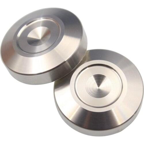 29x8mm HIFI Speaker Spike Pads For Bookshelf Floor Box Amplifier Feet Pad with Wool mat Stainless steel High Quality New 4pcs