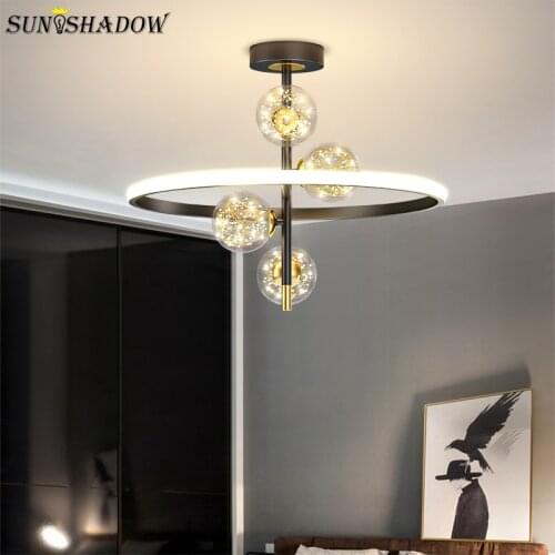 New Led Pendant Light Modern Creativity Pendant Lamp For Living Room Bedroom Dining Room Kitchen Hanging Lamp 110v 220v Fixture