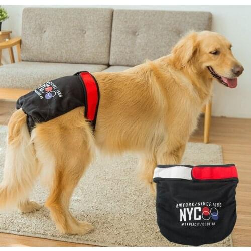 Dog Diaper Physiological Pants Black Physiological Menstrual Panties Sanitary Shorts Underwear for Medium Large Bitch Dog