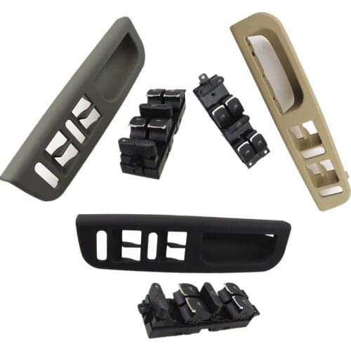 READXT Car Chrome Master Window Controller Switch With Box Pour For Golf Jetta 4 MK4 Passat B5 3B1 867 171 3BD 959 857