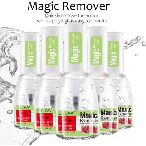 LULAA Nail Gel Remover UV Gel Remover Nail Polish Remover Degreaser Liquid Remove Sticky Layer Manicure Tools 15ml TSLM1