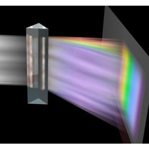 Triangular Prism Glass Physics Experiment Prisma Gift Childrens Triangle Science Rainbow Prismas Photography Lens