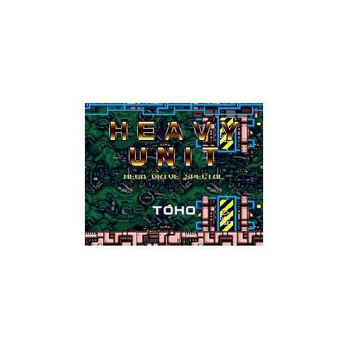 Heavy Unit 16 bit MD Game Card For Sega Mega Drive For SEGA Genesis