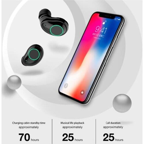 X23 Bluetooth Earphones TWS Dual Handle 5.0 for Apple iPhone 6S 6 Plus 7 8 X SE 5S 5 7plus 8plus Music