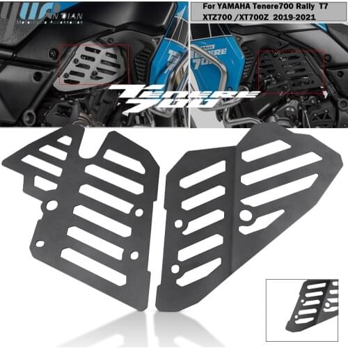 Motorcycle Engine Guard Cover Protector Crap Flap For YAMAHA TENERE700 XTZ700 XT700Z TENERE 700 2019 2020 2021 Englne Cover Set