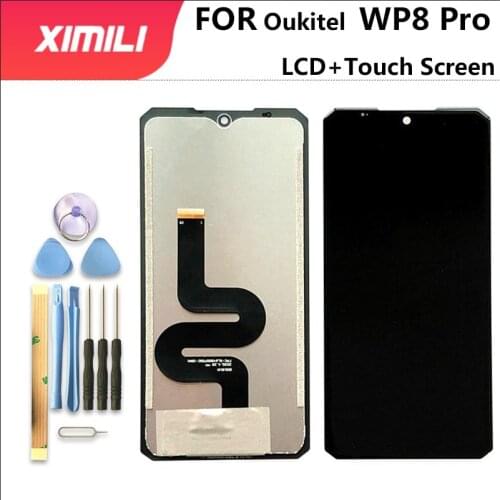 100% Original Oukitel WP8 Pro LCD Display And Touch Screen 6.49" Assembly Repair Parts For Oukitel WP8 Pro With Tools + Adhesive