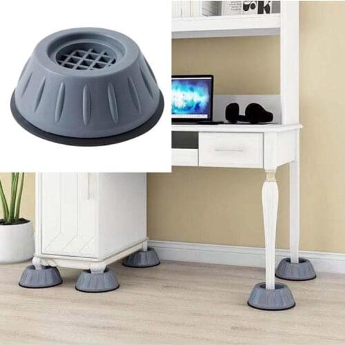 4Pcs Universal Anti-Vibration Feet Pads Washing Machine Rubber Mat Anti-Vibration Pad Dryer Refrigerator Base Fixed Non-Slip Pad