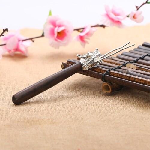 Free shipping dragon style Bibcock Iron pot holder Leading pot of fork Iron pot dedicated pot lid fork tools