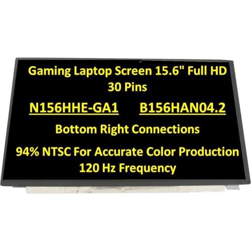 FHD 120HZ b156han04.2 Gamut N156HHE-GA1 Low Screen