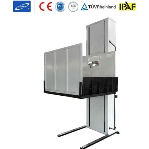 Qiyun ISO CE Approved 3m Height Hydraulic Home Use Wheelchair Lift Loading Weight 250kg For Disabled