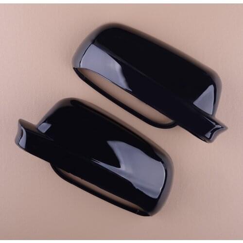 1 Pair Left & Right Wing Rearview Mirror Cover Cap Trim Casing Fit For VW Golf R32 GTI Rabbit Jetta MK4 3B1857537 3B1857538B