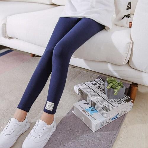 Girls Leggings Cotton Long Pants 2020 Spring Autumn Clothes Children Clothing Casual Trousers 4 6 8 10 12 14 Years