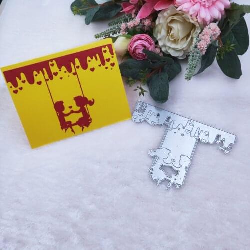 Swing on the boys and girls metal cutting dies 2020 new DIY scrapbook photo album paper card decorative crafts embossing mold