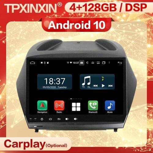 Carplay 2 Din Android Multimedia Stereo Receiver For Hyundai IX35 2011 2012 2013 2014 2015 BT Radio Audio Video Player Head Unit