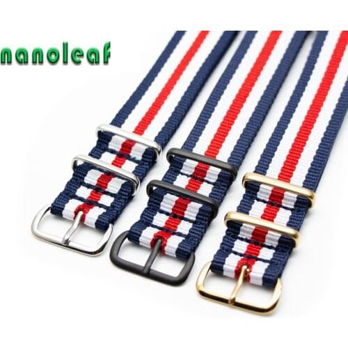 Nylon Strap For NATO Style Premium Mens Wristband High Quality 18MM 20MM 22MM Womens Watch Accessories Replace Strap