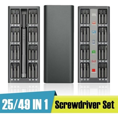 New Screwdriver Set 24/48 In 1 Precision Screw Driver Torx Bit Magnetic Hex Phillips Bits Mobile Phone Laptop Repair Tools Kit