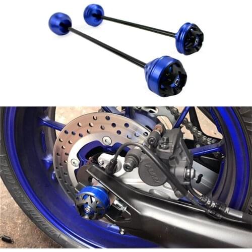 Front and rear axle crash mushroom Sliders For YAMAHA MT-09 MT09 MT 09 2014-2018 2019 MT-09 Tracer FJ-09 XSR900 2015 2016 2017
