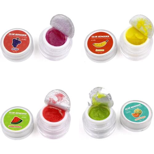 Professional Eyelash Glue Remover 5g Fruit Flavour Remover Cream for Eyelash Extensions Fragrancy Smell Remover Makeup Tools