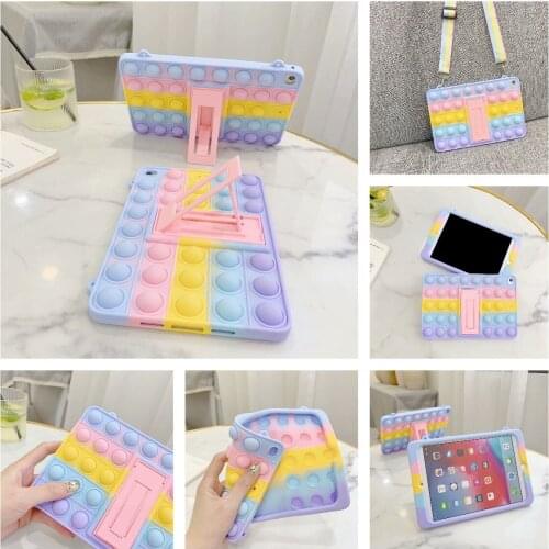 Kids Safe Relive Stress Fidget Toys Bubble Case for Samsung Galaxy Tab A 8.0" Case T290 T295 T297 2019 Silicon Tablet Cover