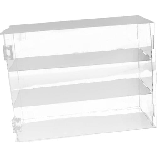 24x24x30cm 3-tier Display Box case Acrylic Showcase for Mini Car Action Figures Collection Display