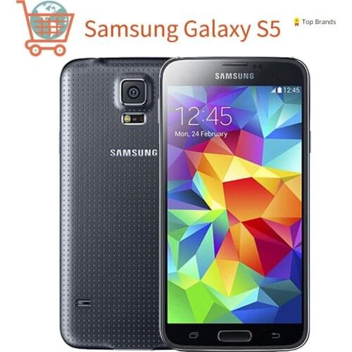 Samsung S5 Refurbished-Original Samsung Galaxy S5 Mobile Phone I9600 G900F phone 5.1inch WIFI GPS 16MP Camera GPS phone