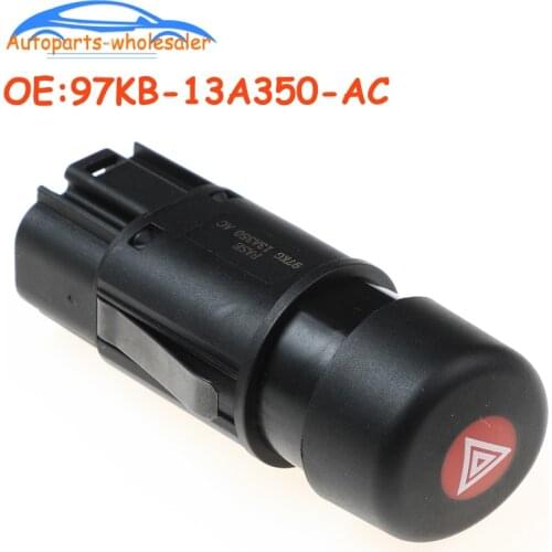Car 97KB-13A350-AC 97KB13A350AC For Ford Transit Ka Hazard Emergency Flasher Warning Light Switch Dash Button Turn Signal Relay