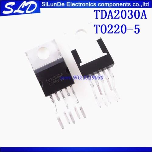 10pcs/lot TDA2030 TO220 TDA2030A TO220-5 new and original In Stock
