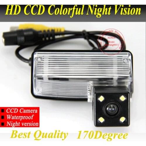 Free shipping Car rear view camera for Toyota 2011 Reiz waterproof night version with 4LED Factory Promotion