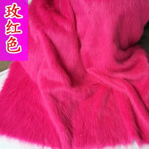 Free shipping Luxury Long Haired Pile Faux Fur Fabric - Various sizes & Colours PLUSH 90mm Pile C5020