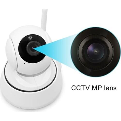 1.0MP Home Wireless IP Camera Wifi 720P Smart IR-Cut Night Vision P2P Baby Monitor Surveillance Onvif Network Security Camera
