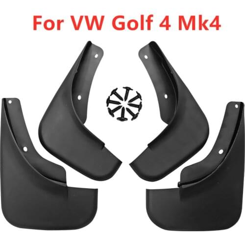 Car Front Rear Mud Flap Mudguards Splash Guards For VW Golf 4 Mk4 IV 2005-1998 2003 2000 1999 Strikers Accessories