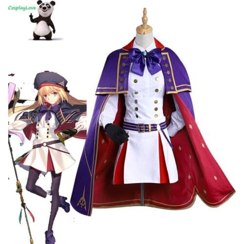 CosplayLove FGO Fate Grand Order Caster Altria Pendragon Cosplay Costume Dress Female Custom Made For Halloween Christmas