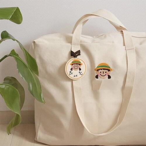 INS Childrens Canvas Quilt Storage Bag Kindergarten Bedding Storage Bag Daily Necessities Storage Bag