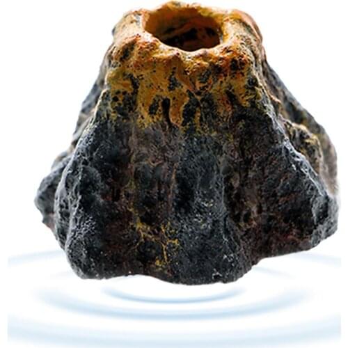 Aquarium Volcano Shape Air Bubble Stone Oxygen Pump Ring Air U2W6 Tank Oxygen Orn Pump Pump PDP4807 Plate Bubble Disk Fish Q9R1