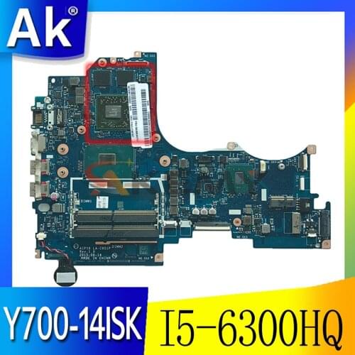 IdeaPad Y700-14 ISK laptop motherboard I5-6300HQ 2G number 5B20K44717 5B20M55509 5B20K81627 5B20M55513 5B20K81635 5B20M55506