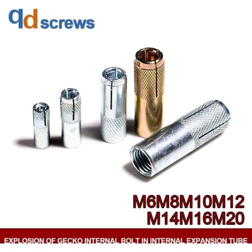 M6M8M10M12M14M16M20 galvanized bolts bursting inside expansion bolt internal expansion tube