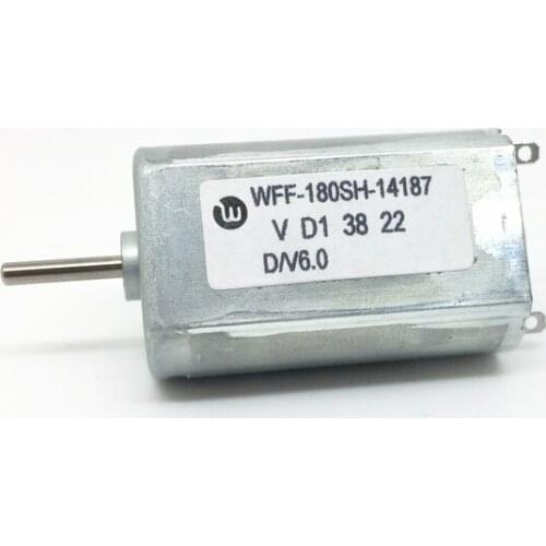 Miniature 180 metal brush DC motor 3V-7.2V 6V 7.5V 5200RPM low speed high torque model airplane motor power tool smart lock