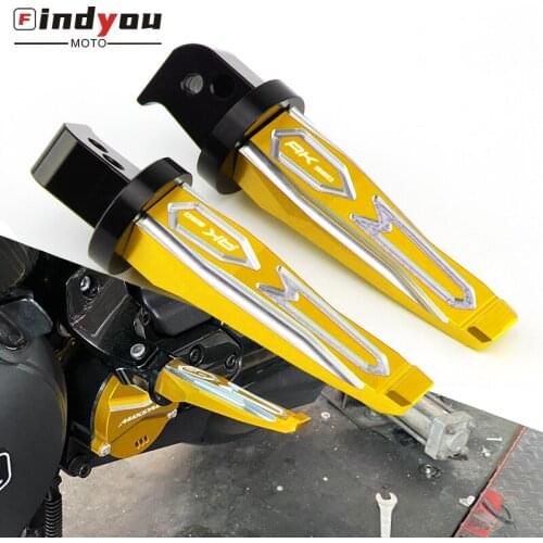 5 color Motorcycle CNC Aluminum Footrests Rear Passenger Foot pegs Pedal For KYMCO AK550 AK 550 ak550 2017-2020 2018 2019 2020