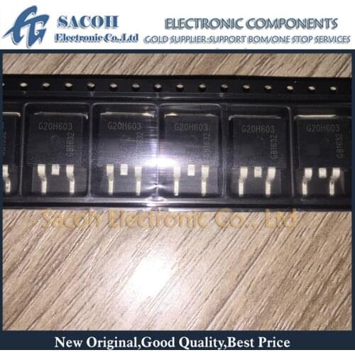 New Original 10PCS/Lot IGB20N60H3 G20H603 or IKB20N60H3 K20H603 20N60 TO-263 20A 600V Power IGBT Transisto
