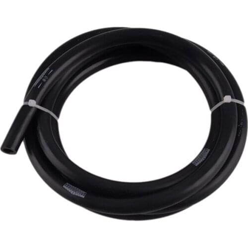 Water Cooler Black Silicone Hose Inner Diameter 8mm Outer Diameter 12mm High Temperature Corrosion Resistance