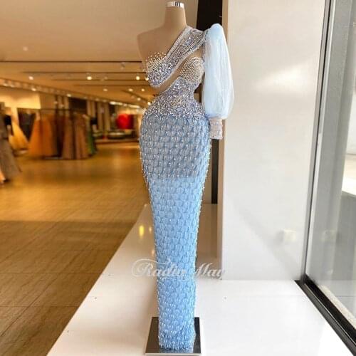 Radia May Womens One Shoulder Evening Dresses