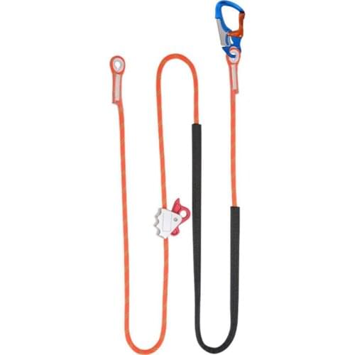 Adjustable Positioning Safety Rope for Outdoor High-Altitude Operation Flat Belt Anti-Fall Construction Safety Belt