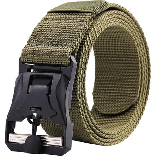 NEW Military Tactical Belt Men Army Training Nylon Metal Buckle Waist Belt Equipment Combat Outdoor Hunting Waistband 3.8cm