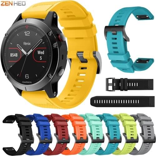 Smart Watch Band For Garmin Fenix 5 5 Plus 6 6 Pro Quick Release Easy Fit Bracelet Strap For Garmin Forerunner 935 945 Wristband
