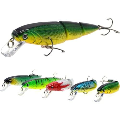 Fishing Lure Minnow 3 Segment Fish Artificial Hard Lures Baits 10g 16g Joint Bait 1 Piece Sale